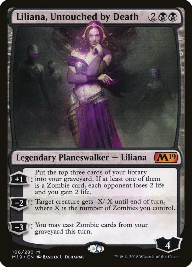 Liliana, Untouched by Death [Core Set 2019] | The CG Realm