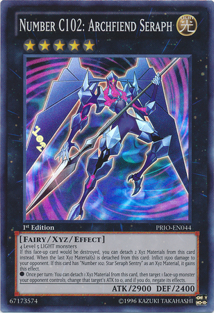 Number C102: Archfiend Seraph [PRIO-EN044] Super Rare | The CG Realm