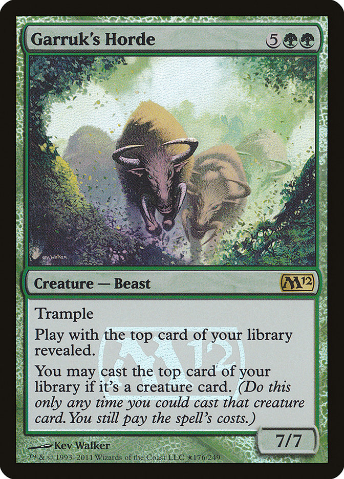 Garruk's Horde [Magic 2012 Prerelease Promos] | The CG Realm