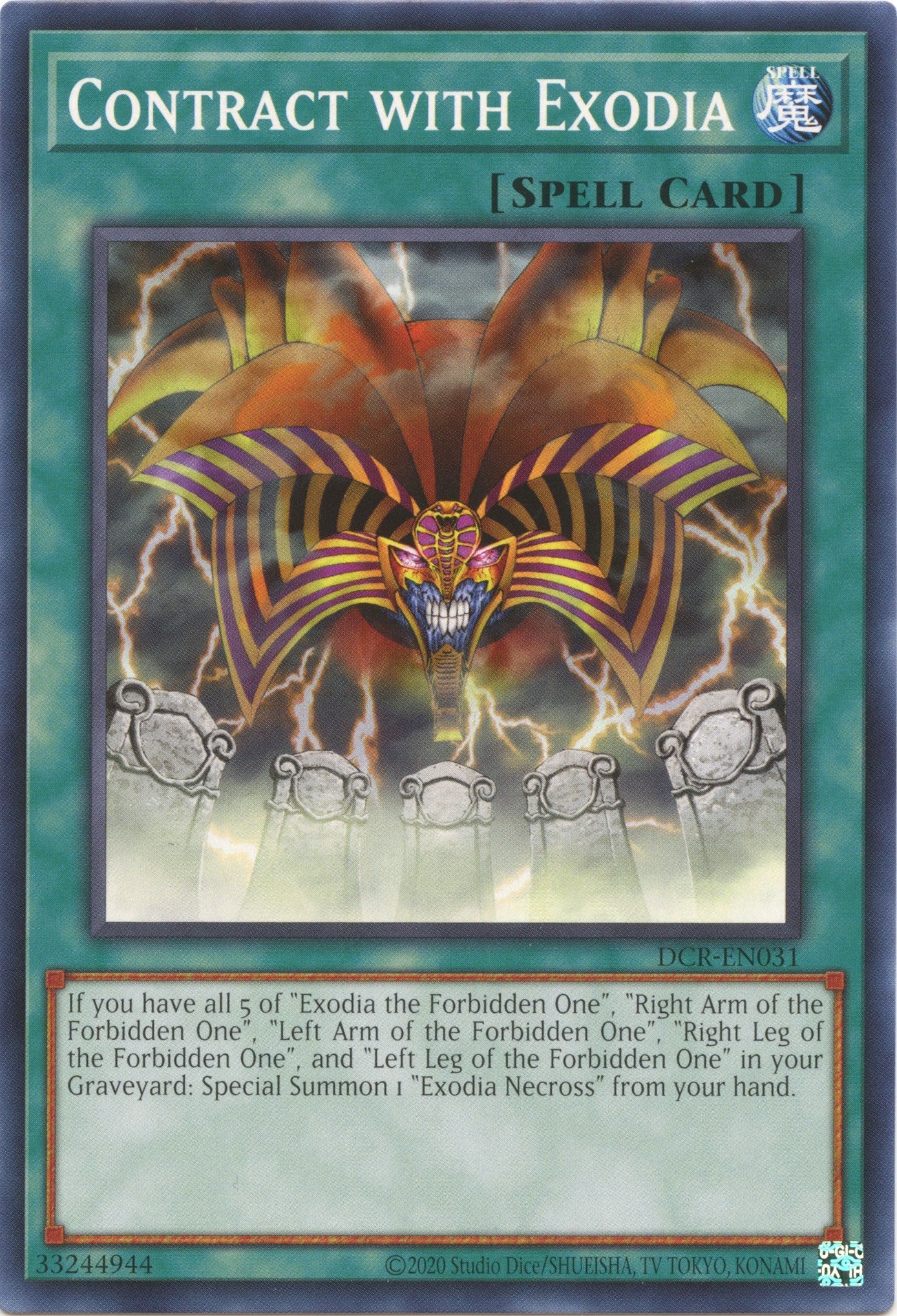 Contract with Exodia (25th Anniversary) [DCR-EN031] Common | The CG Realm