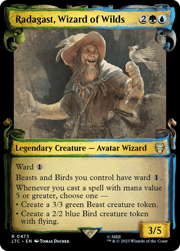 Radagast, Wizard of Wilds [The Lord of the Rings: Tales of Middle-Earth Commander Showcase Scrolls] | The CG Realm