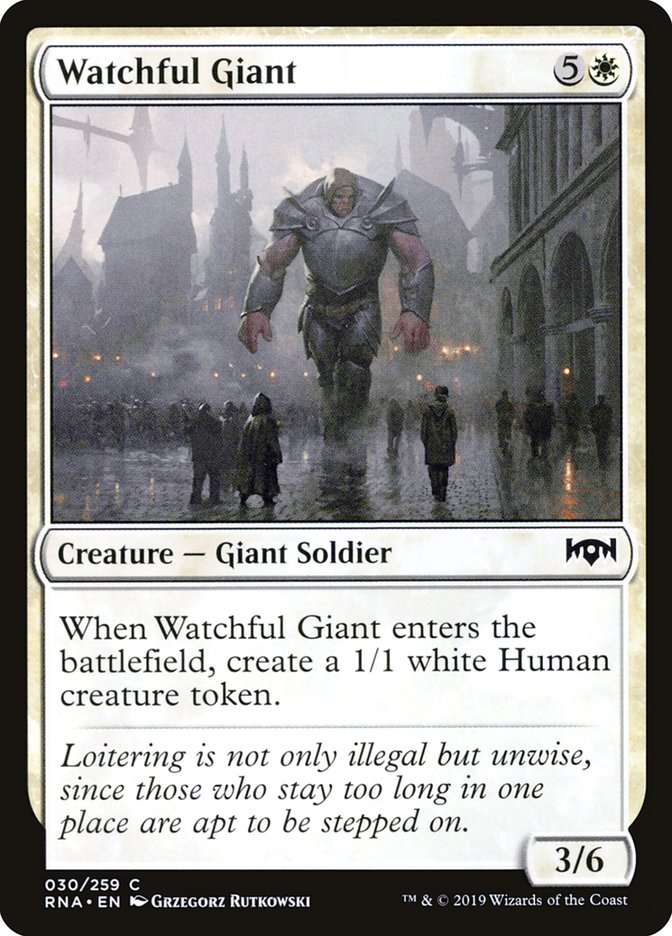 Watchful Giant [Ravnica Allegiance] | The CG Realm