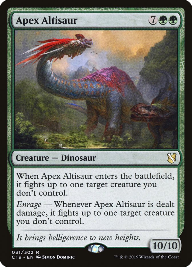 Apex Altisaur [Commander 2019] | The CG Realm