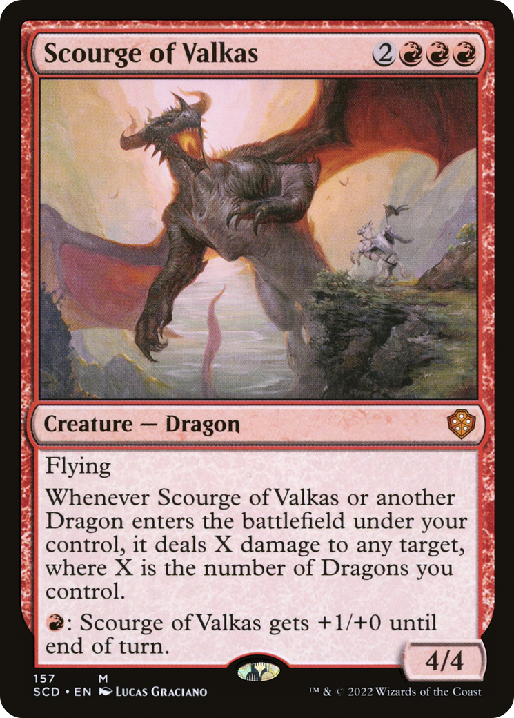 Scourge of Valkas [Starter Commander Decks] | The CG Realm