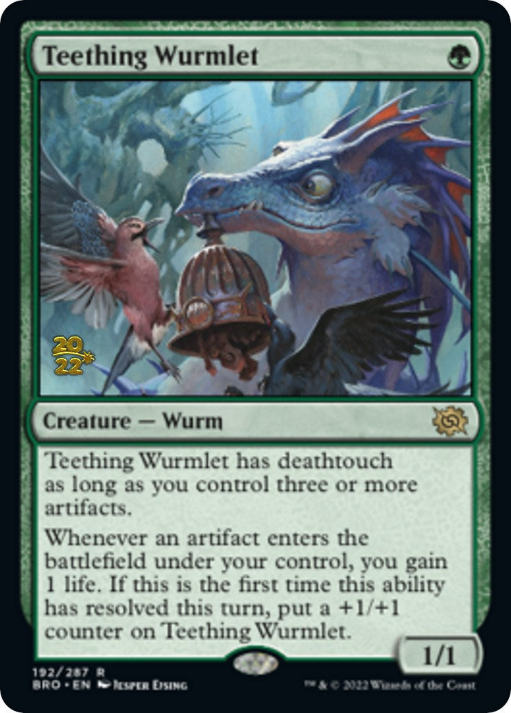 Teething Wurmlet [The Brothers' War Prerelease Promos] | The CG Realm