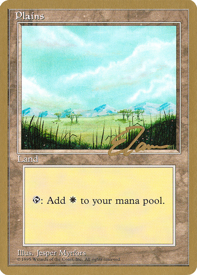 Plains (et365) (Eric Tam) [Pro Tour Collector Set] | The CG Realm