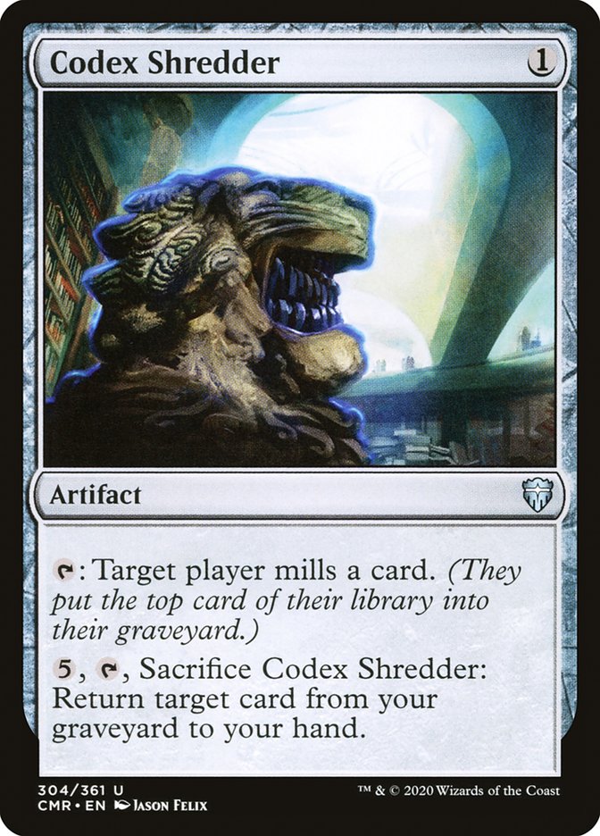 Codex Shredder [Commander Legends] | The CG Realm