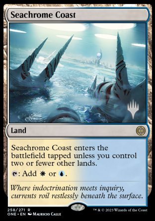 Seachrome Coast (Promo Pack) [Phyrexia: All Will Be One Promos] | The CG Realm