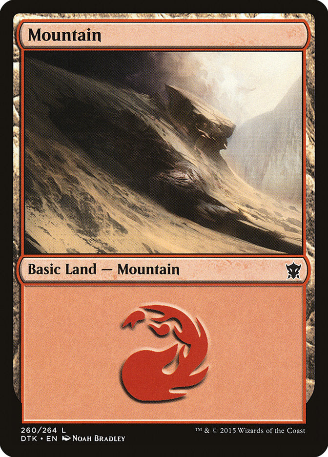 Mountain (260) [Dragons of Tarkir] | The CG Realm