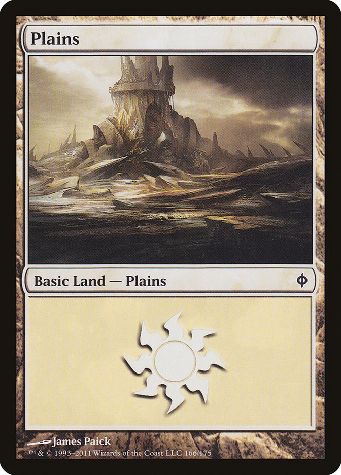 Plains (166) [New Phyrexia] | The CG Realm