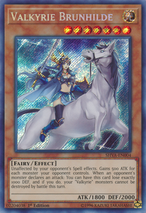 Valkyrie Brunhilde [SHVA-EN004] Secret Rare | The CG Realm