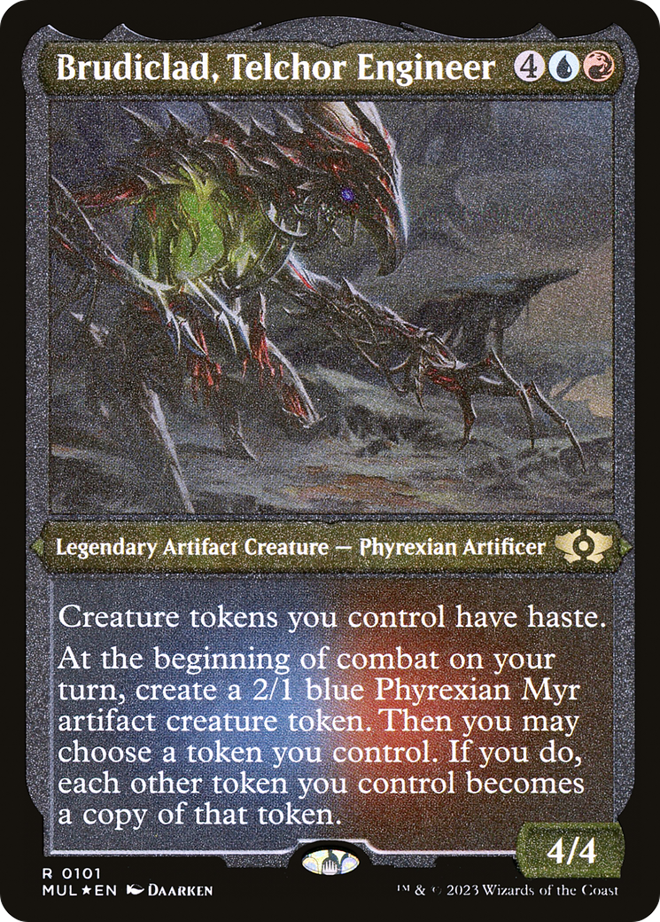 Brudiclad, Telchor Engineer (Foil Etched) [Multiverse Legends] | The CG Realm