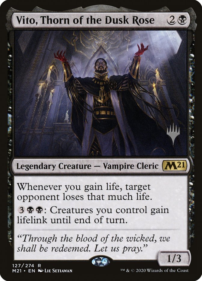 Vito, Thorn of the Dusk Rose (Promo Pack) [Core Set 2021 Promos] | The CG Realm