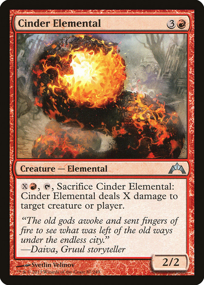 Cinder Elemental [Gatecrash] | The CG Realm