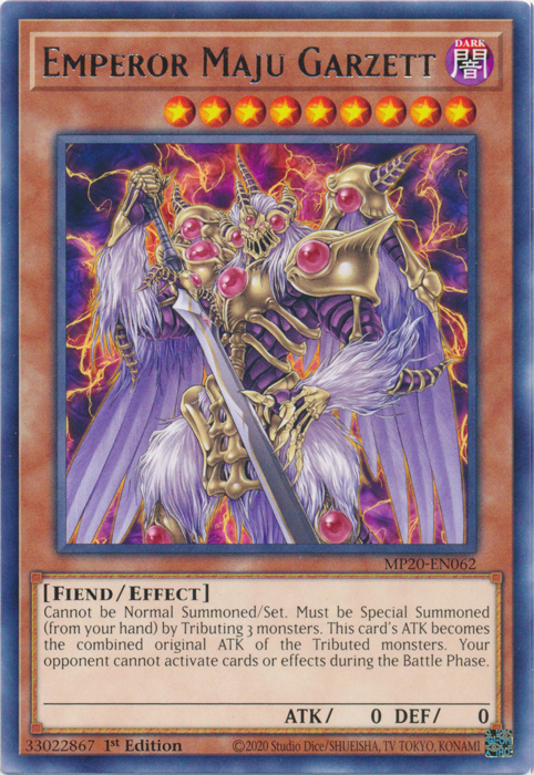 Emperor Maju Garzett [MP20-EN062] Rare | The CG Realm