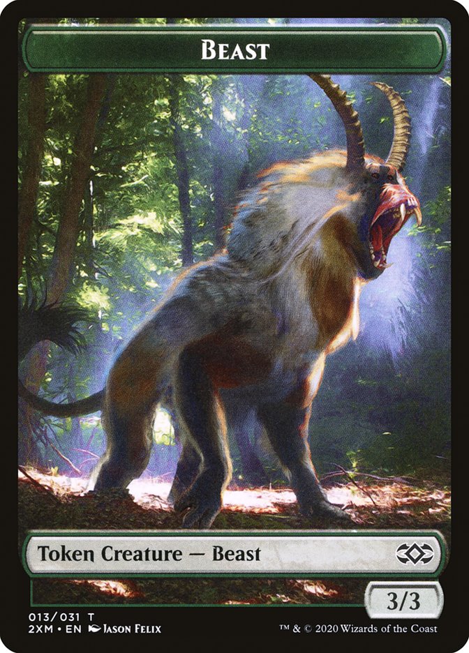 Beast Token [Double Masters Tokens] | The CG Realm