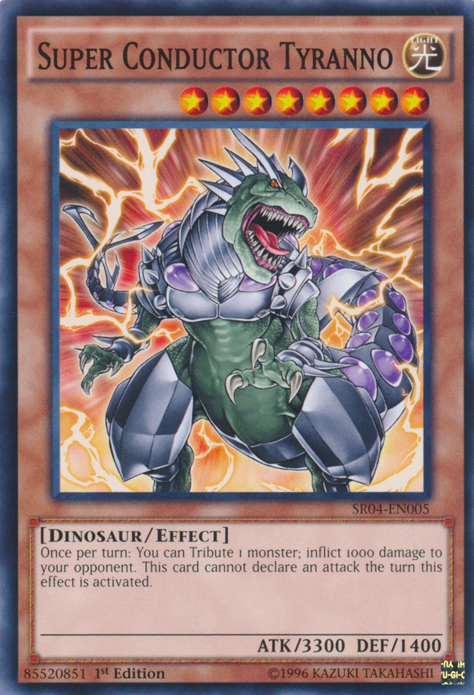 Super Conductor Tyranno [SR04-EN005] Common | The CG Realm