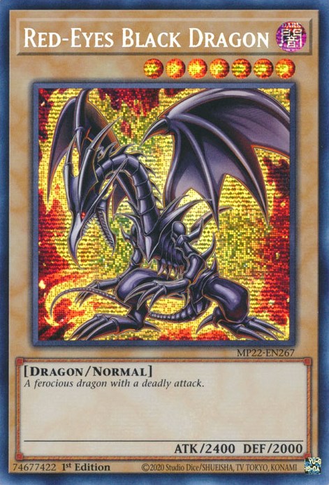 Red-Eyes Black Dragon [MP22-EN267] Prismatic Secret Rare | The CG Realm