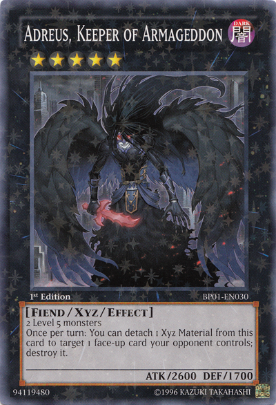 Adreus, Keeper of Armageddon [BP01-EN030] Starfoil Rare | The CG Realm