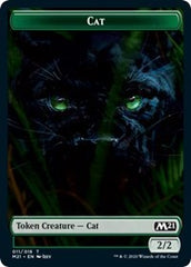 Cat (011) // Zombie Double-Sided Token [Core Set 2021 Tokens] | The CG Realm