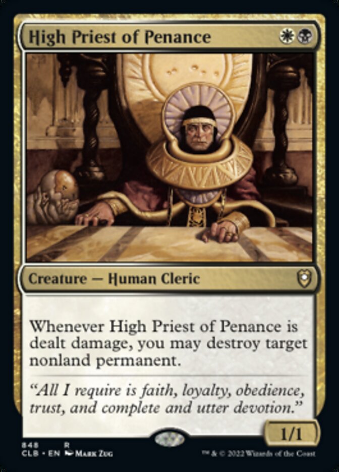 High Priest of Penance [Commander Legends: Battle for Baldur's Gate] | The CG Realm