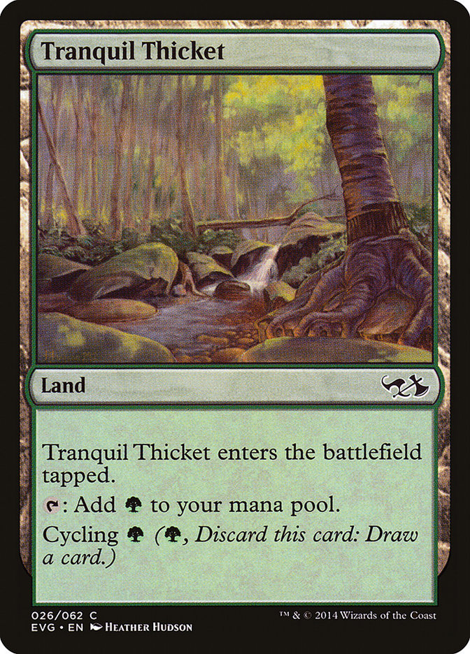 Tranquil Thicket (Elves vs. Goblins) [Duel Decks Anthology] | The CG Realm