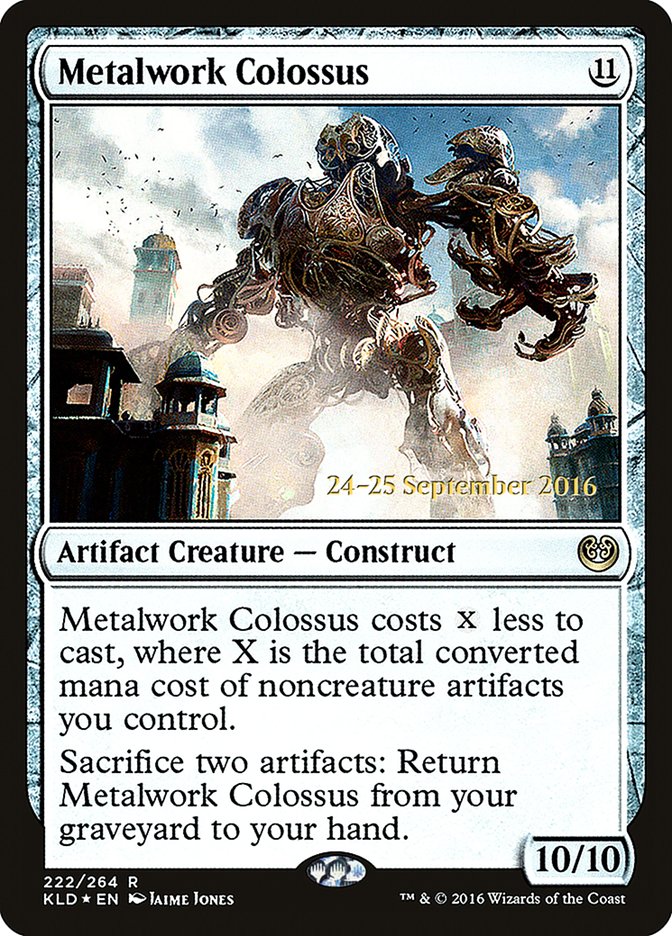 Metalwork Colossus [Kaladesh Prerelease Promos] | The CG Realm