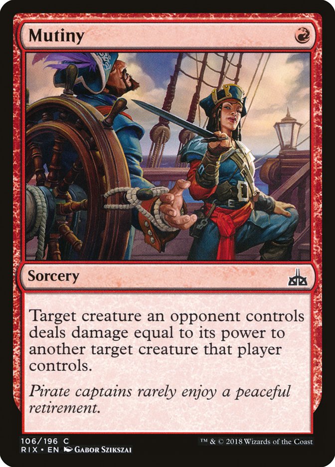 Mutiny [Rivals of Ixalan] | The CG Realm