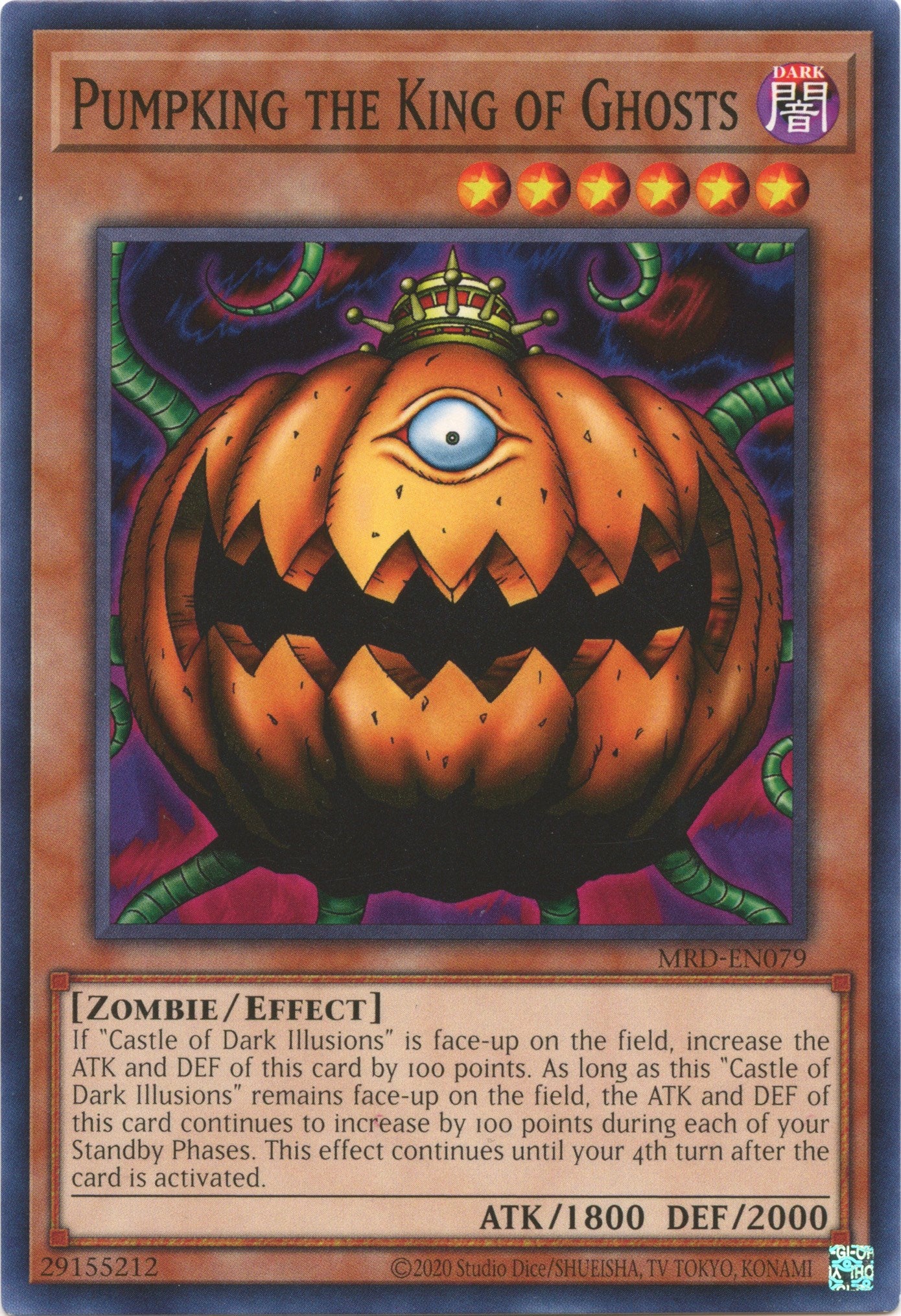 Pumpking the King of Ghosts (25th Anniversary) [MRD-EN079] Common | The CG Realm