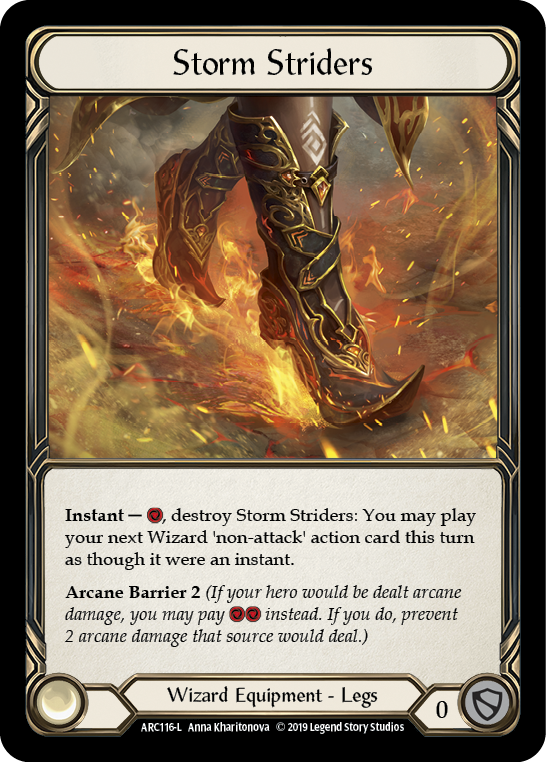 Storm Striders [ARC116-L] (Arcane Rising)  1st Edition Cold Foil | The CG Realm