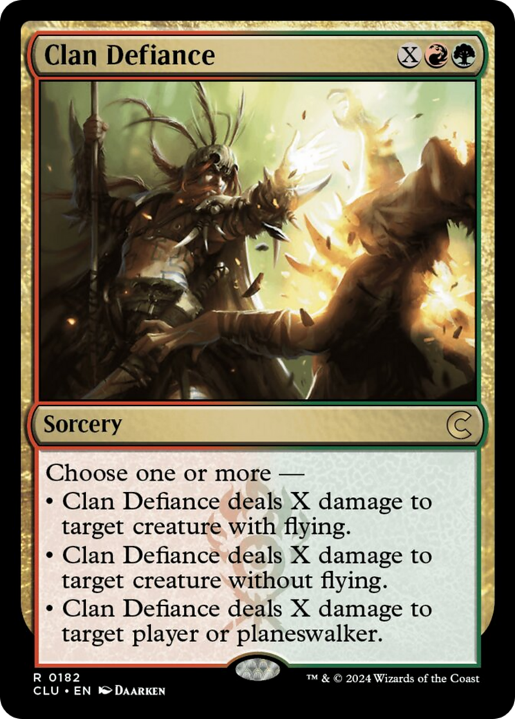 Clan Defiance [Ravnica: Clue Edition] | The CG Realm