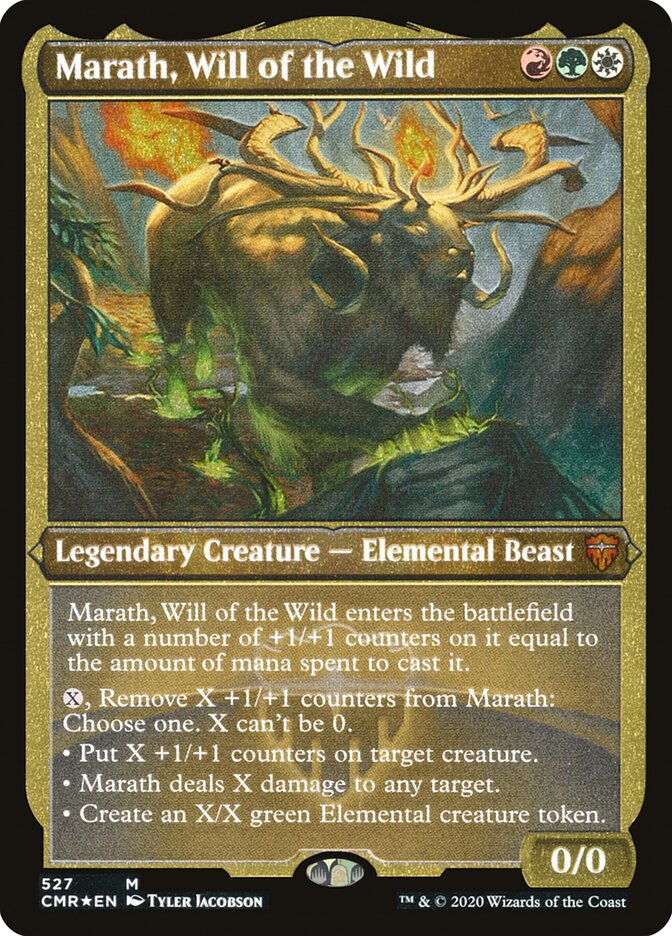 Marath, Will of the Wild (Etched) [Commander Legends] | The CG Realm