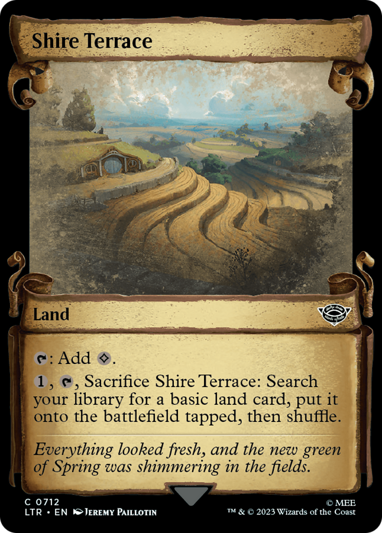 Shire Terrace [The Lord of the Rings: Tales of Middle-Earth Showcase Scrolls] | The CG Realm