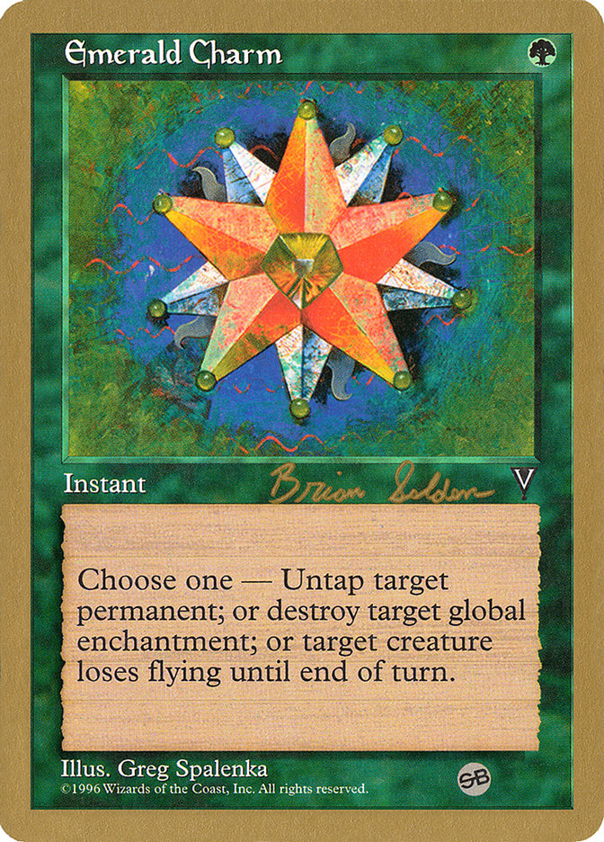 Emerald Charm (Brian Selden) (SB) [World Championship Decks 1998] | The CG Realm