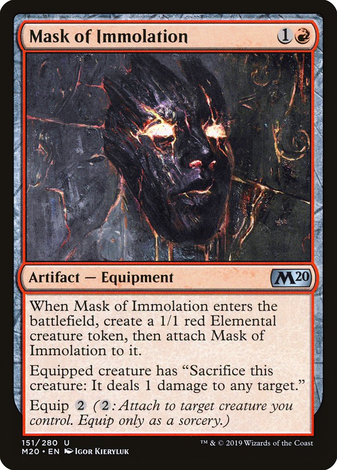 Mask of Immolation [Core Set 2020] | The CG Realm