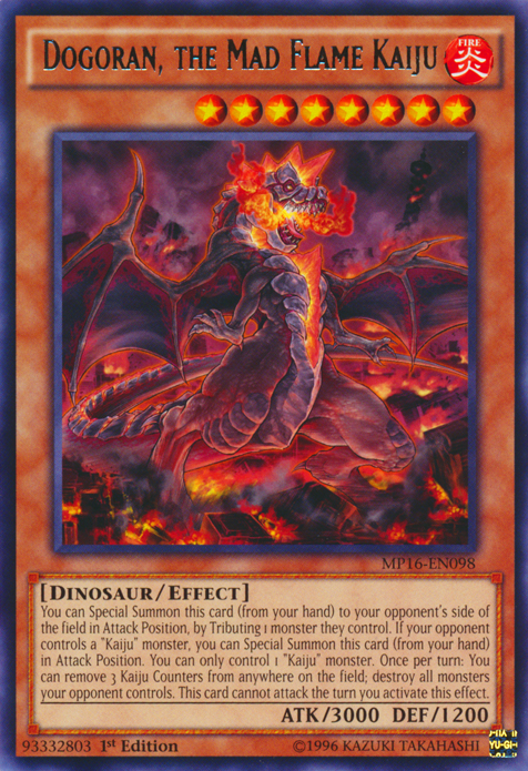 Dogoran, the Mad Flame Kaiju [MP16-EN098] Rare | The CG Realm