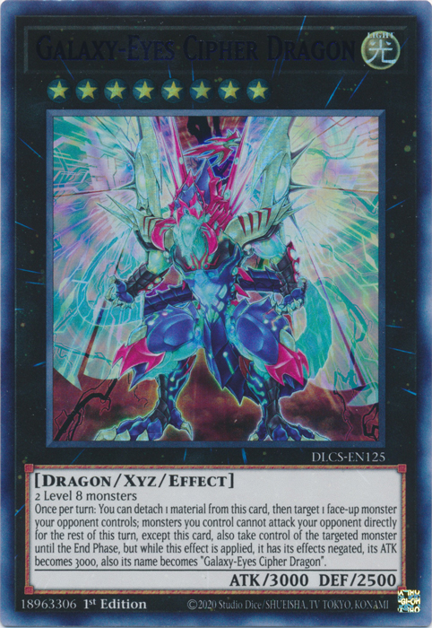 Galaxy-Eyes Cipher Dragon (Blue) [DLCS-EN125] Ultra Rare | The CG Realm