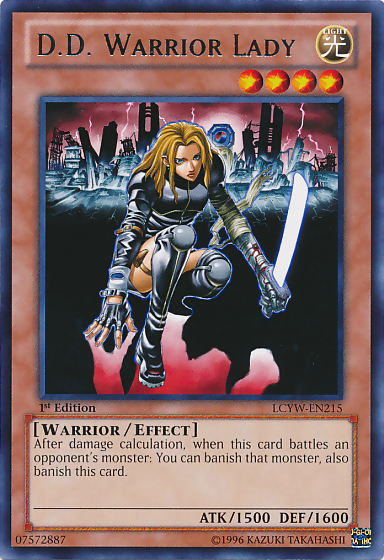 D.D. Warrior Lady [LCYW-EN215] Rare | The CG Realm