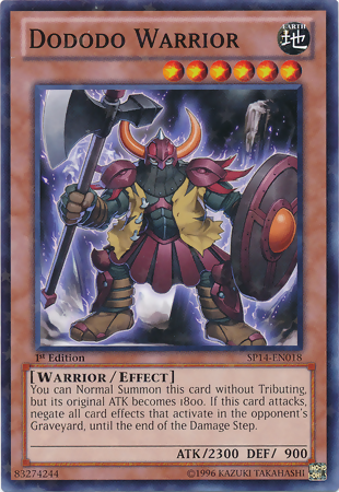 Dododo Warrior [SP14-EN018] Starfoil Rare | The CG Realm