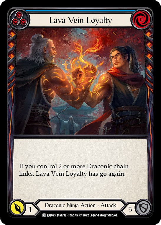 Lava Vein Loyalty (Blue) [FAI025] (Uprising Fai Blitz Deck) | The CG Realm