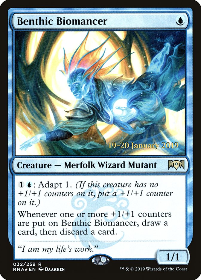 Benthic Biomancer [Ravnica Allegiance Prerelease Promos] | The CG Realm