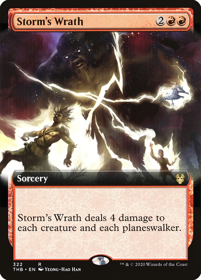 Storm's Wrath (Extended Art) [Theros Beyond Death] | The CG Realm