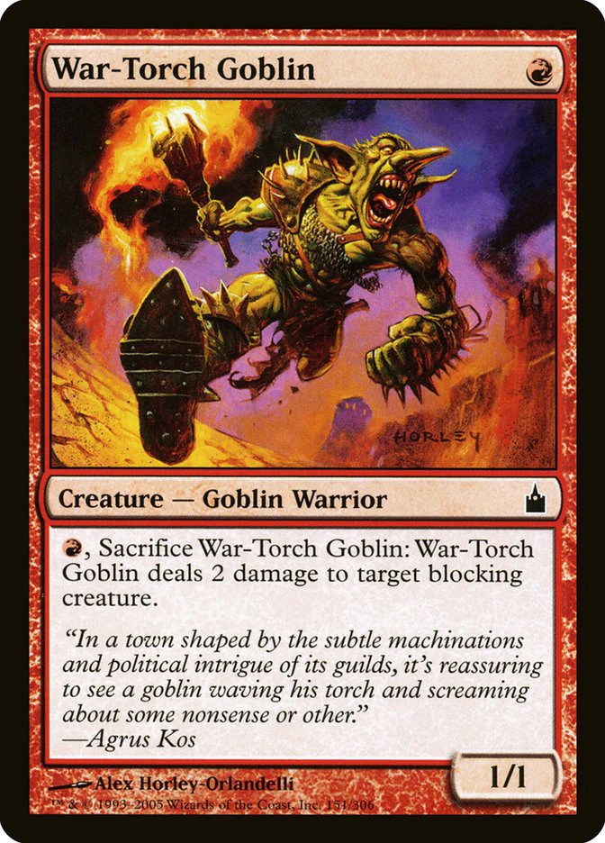 War-Torch Goblin [Ravnica: City of Guilds] | The CG Realm