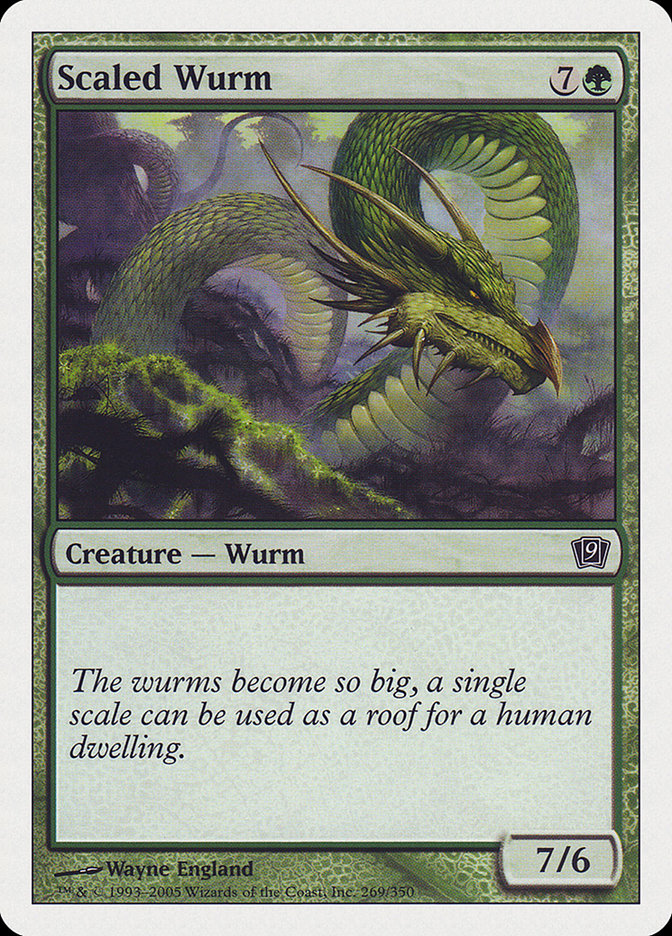 Scaled Wurm [Ninth Edition] | The CG Realm