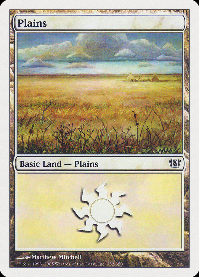 Plains (332) [Ninth Edition] | The CG Realm