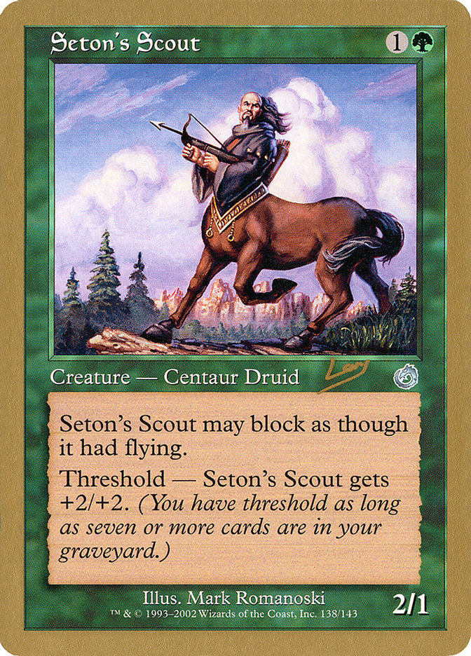 Seton's Scout (Raphael Levy) [World Championship Decks 2002] | The CG Realm