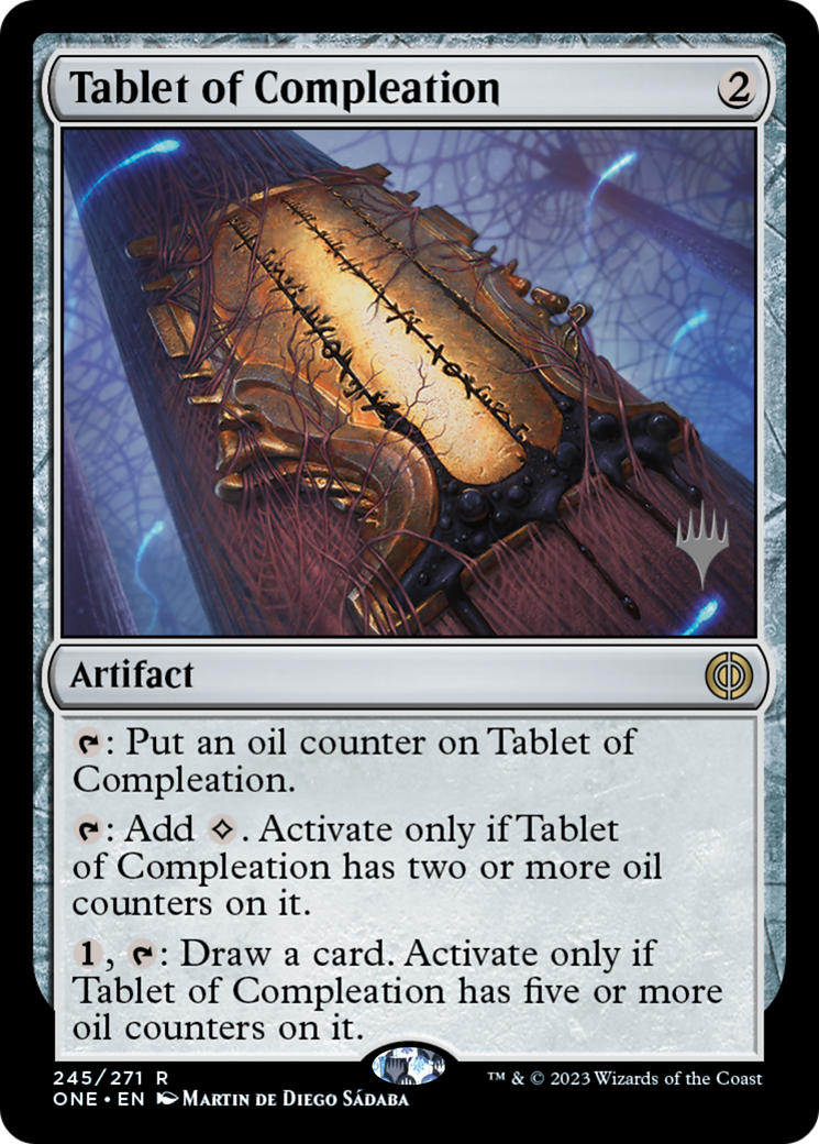 Tablet of Compleation (Promo Pack) [Phyrexia: All Will Be One Promos] | The CG Realm