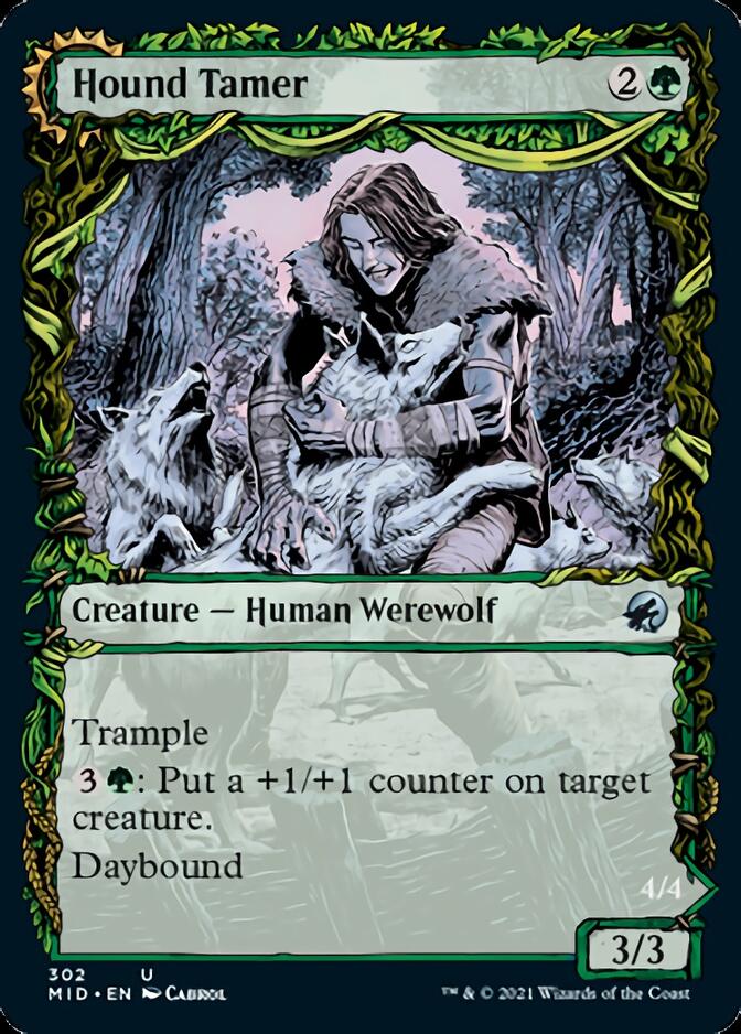 Hound Tamer // Untamed Pup (Showcase Equinox) [Innistrad: Midnight Hunt] | The CG Realm