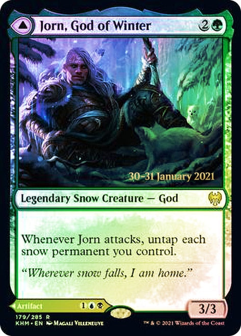 Jorn, God of Winter // Kaldring, the Rimestaff [Kaldheim Prerelease Promos] | The CG Realm