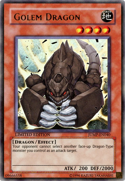 Golem Dragon [JUMP-EN040] Ultra Rare | The CG Realm